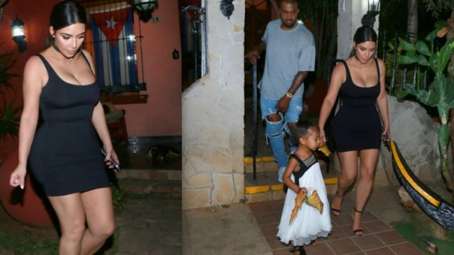 În premieră după naștere, Kim Kardashian a trecut la rochii mini