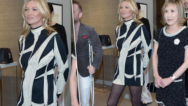 Поела или беременна? Кейт Мосс показала округлившийся живот