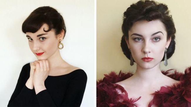 Блогер удивила интернет точностью перевоплощения в киноидолов