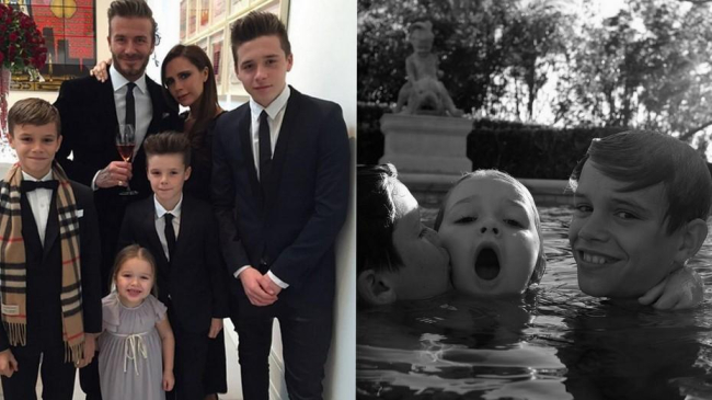 Vogue a publicat fotografii emoționante în care apar toții copiii Beckham