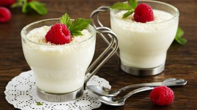 Desert cu lapte „În loc de înghețată”