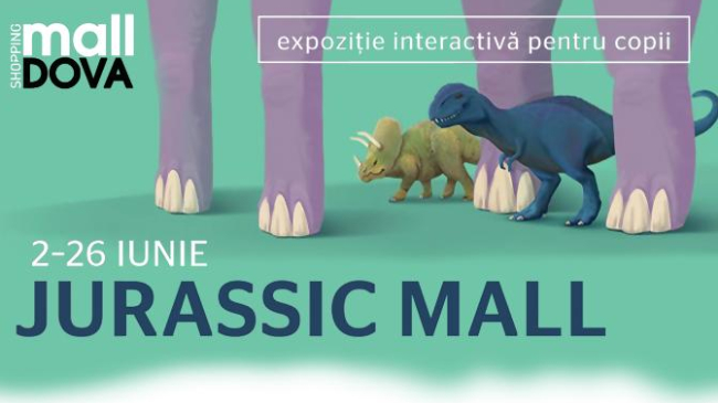 Descoperă lumea dinozaurilor la Shopping MallDova!