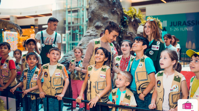 Cunoaște istoria dinozaurilor la expoziția „Jurassic Mall”