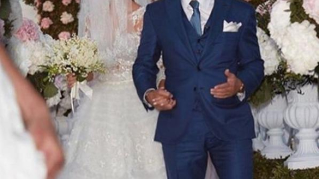 Свадебное платье Ксении Дели изготовил ливанский дизайнер