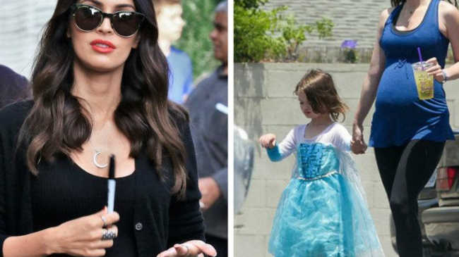 Беременность сказывается? Меган Фокс нарядила сына в платье принцессы