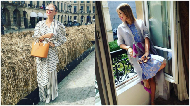 Гений маскировки: Ксения Собчак умело прячет живот на пятом месяце беременности