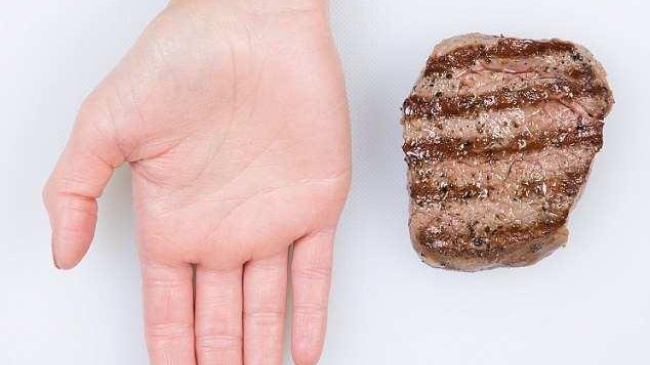 Сколько есть, чтобы  худеть? Наглядно определяем размер порций с помощью ладони!