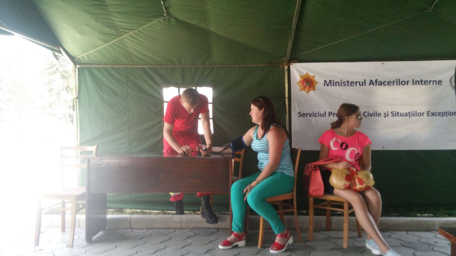 Pe timpul caniculei, corturile de reabilitare vor fi reinstalate