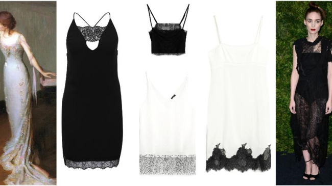 Тенденция: кружевные вещи