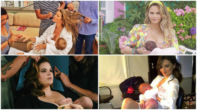 10 звездных мам, которые публично кормят грудью