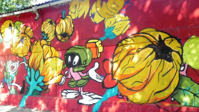 Pictură inedită la Chişinău. Opera care înfrumuseţează stadionul Dinamo