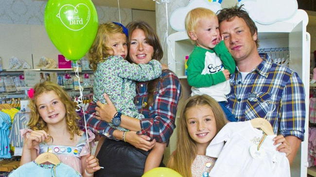 Джейми Оливер стал отцом в пятый раз