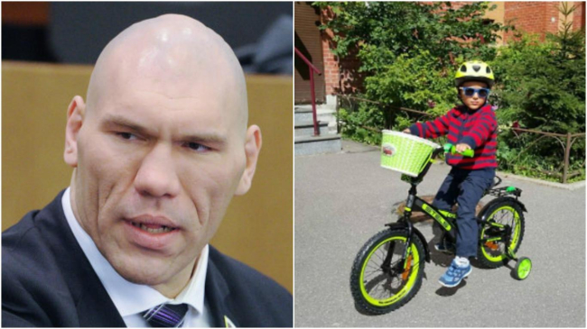 Младший сын Николая Валуева делает успехи в спорте