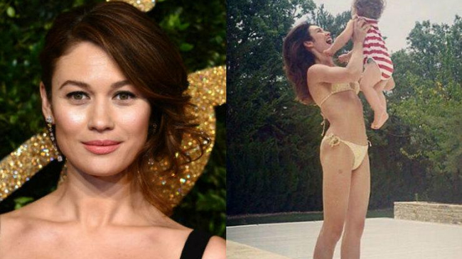 Ольга Куриленко впервые показала своего сына