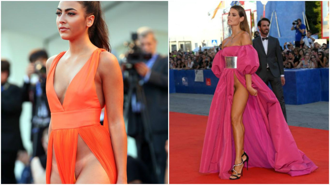 Венецианский фестиваль удивили модели без белья на премьере фильма о Ватикане