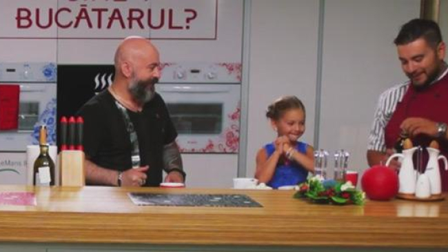 Cine-i bucătarul? Валентин Узун и дочка Амелия