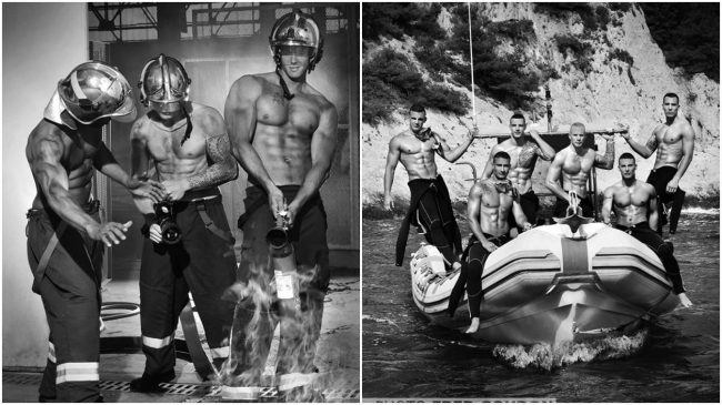 Французские пожарные выпустили самый горячий календарь года