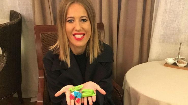 На последних месяцах беременности Ксения Собчак налегает на сладкое