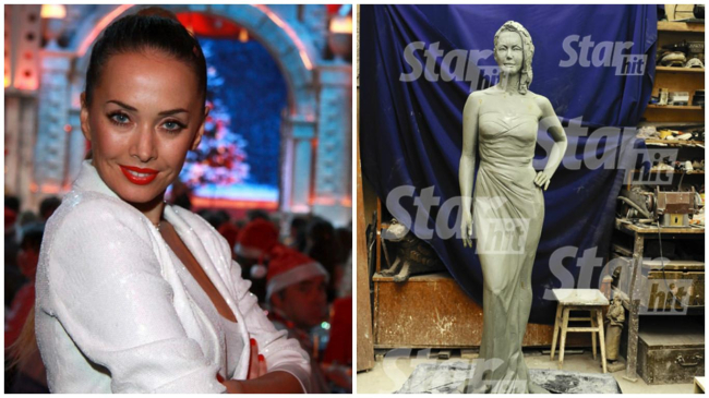 Jana Friske va avea o statuie în mărime naturală! Primele imagini din atelierul sculptorilor