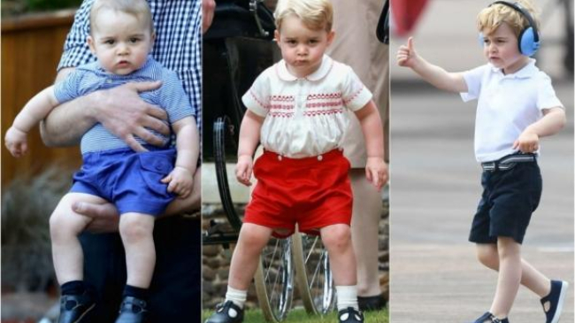 Motivul incredibil pentru care Prințul George apare doar în pantaloni scurți