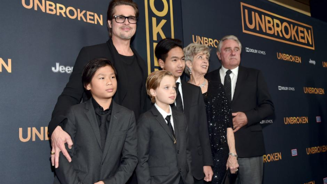 Брэд Питт наконец-то увиделся с детьми