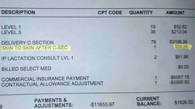 Американцу выставили счет за контакт с его новорожденным ребенком