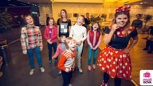 „Zâmbete de copil” și magie adevărată la Shopping MallDova