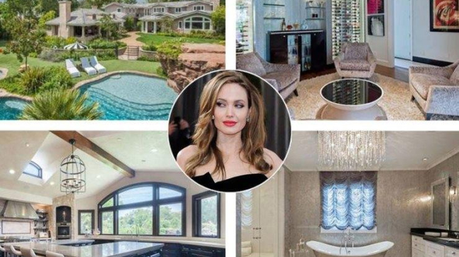 В Сеть попали фото виллы, где Анджелина Джоли с детьми скрывается от Брэда Питта