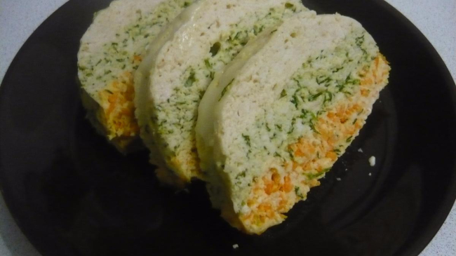 Budincă de pui „Semafor”