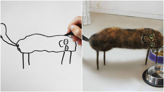 Отец превратил рисунки шестилетнего сына в кошмарную реальность