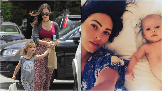 Меган Фокс впервые показала своего 2-месячного сына