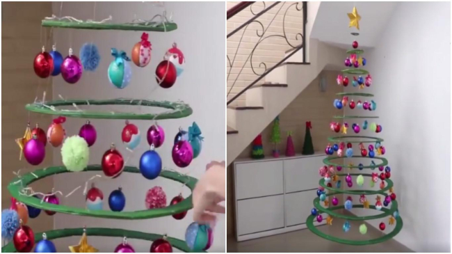 Новогоднее дерево своими руками