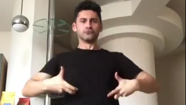 Dan Bălan provocat la #HappyDanceChalenge. Cum se descurcă interpretul