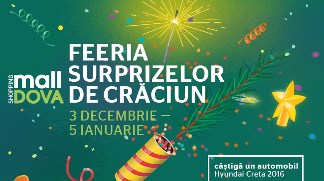 Feeria surprizelor de Crăciun la Shopping MallDova: zâmbete, cadouri și premii pe 4 roți!