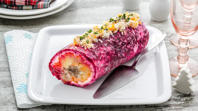 Ruladă cu hering sărat