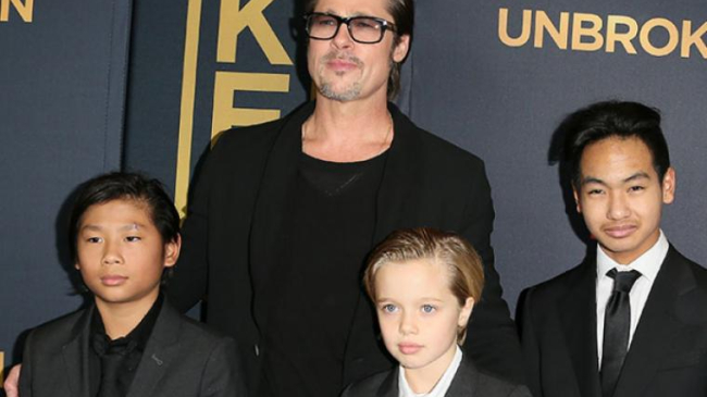 Брэд Питт увидит детей всего на 4 часа