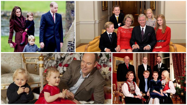 Как королевские семьи Европы встречали Рождество