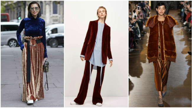 Как носить вещи из вельвета и бархата и не выглядеть старомодно