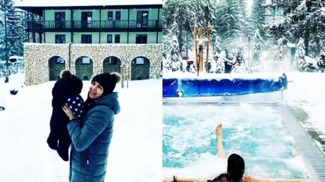 Cristina Croitoru și-a dus bebelușul de doar 5 luni în vacanță la munte. Impresii din escapada interpretei