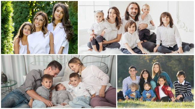 Femei celebre de la noi cu mulți copii