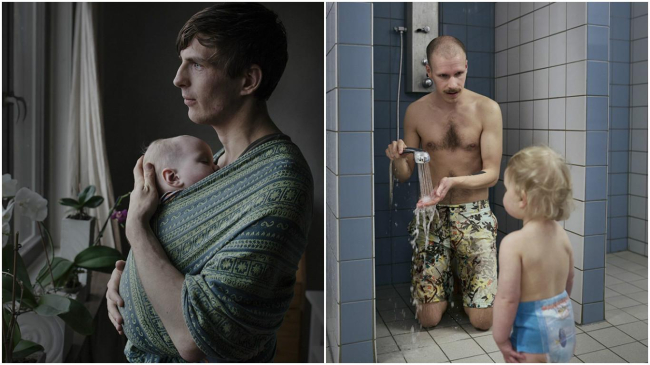 Папа рядом: Фотопроект об отцах, ушедших в декрет