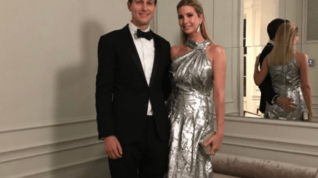 Ivanka Trump, criticată pentru rochia ei metalizată. Cu ce au comparat-o internauții