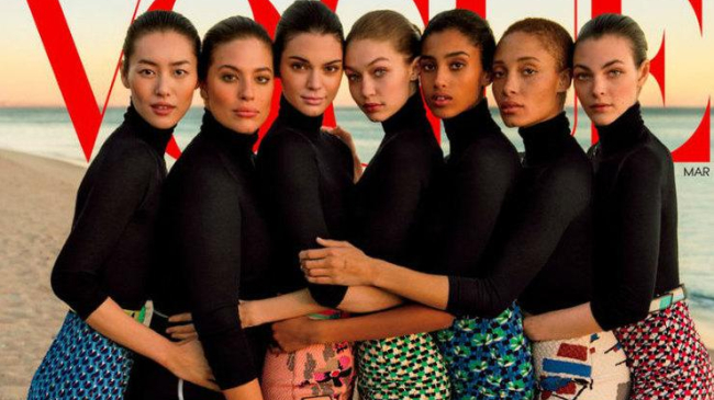 Скандал с фотошопом: Vogue «похудел» плюс-сайз модель Эшли Грэм для обложки