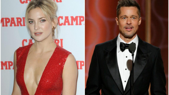 Brad Pitt si Kate Hudson formeaza un cuplu. Mama actritei a confirmat informatia