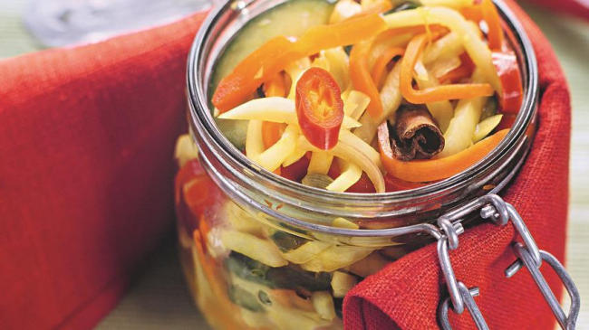 Legume iuți crocante