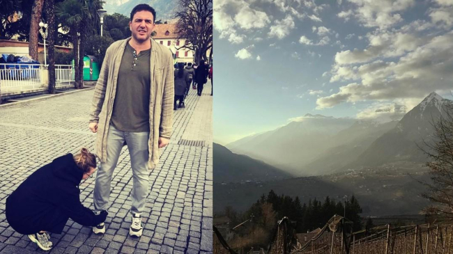 Kseniya Sobchak și Maksim Vitorgan au savurat o vacanță romantică în munți