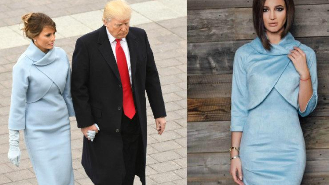Ольга Бузова выдала дизайн платья Мелании Трамп за свой