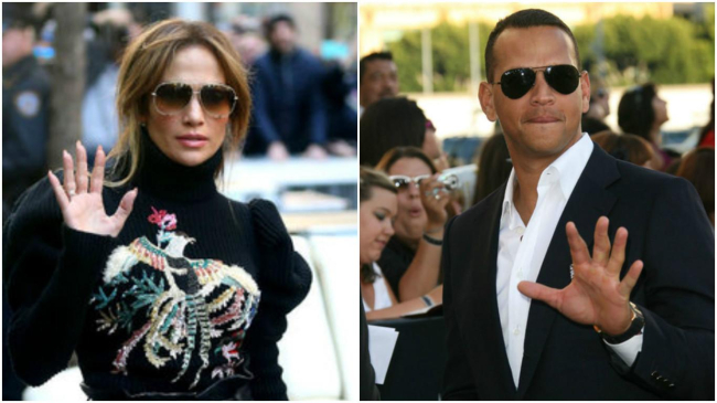 У Дженнифер Лопес роман с 41-летним бейсболистом Алексом Родригесом