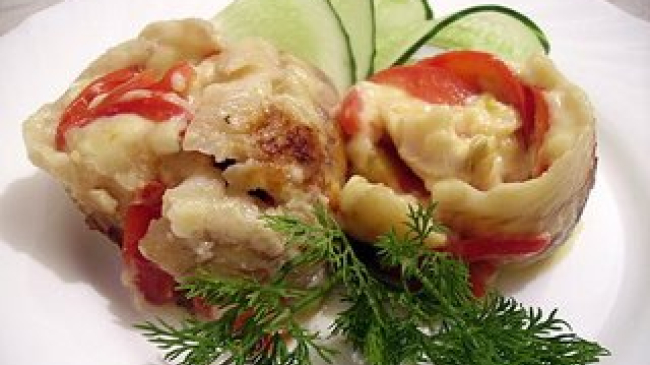 Ruladă din file de cod de Alaska