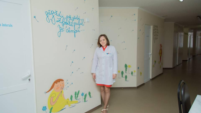 Arterapia a „înflorit” încă o secție a Spitalului Clinic Municipal de Copii Nr.1, din Chișinău!
